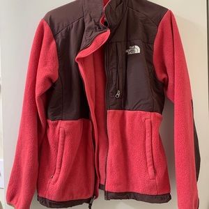 Pink north face